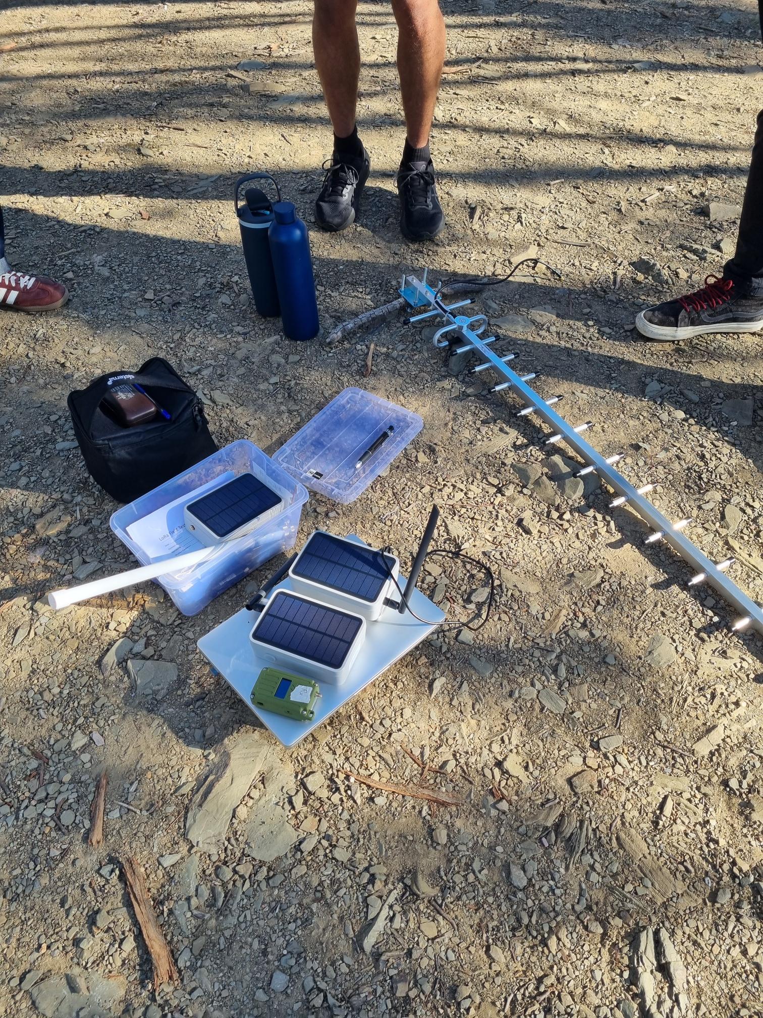Hardware and equipment prepared for field deployment